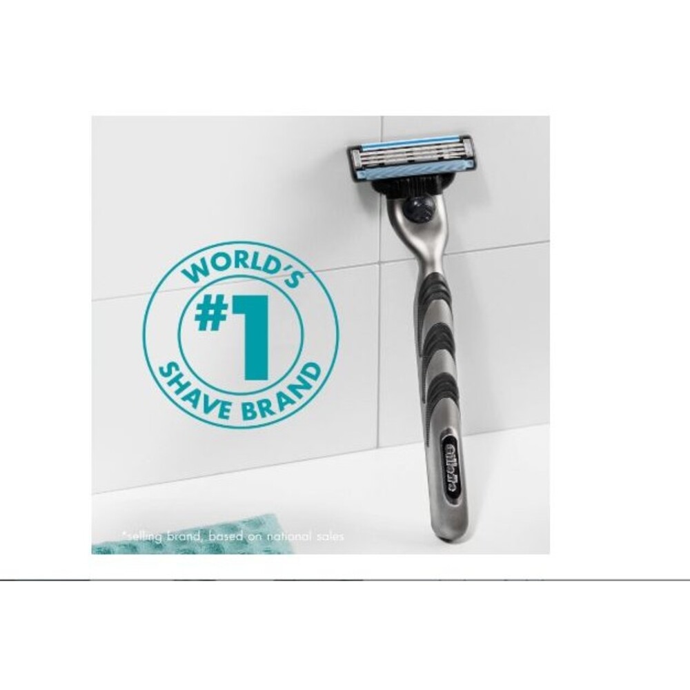 Gillette Mach3 Razor for Men, 1 Razor Handle + 2 Blade Refills - Picture 8 of 10